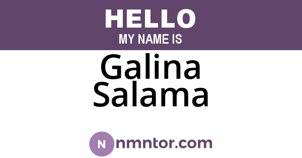 Galina Salama