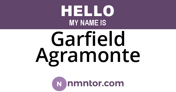 Garfield Agramonte