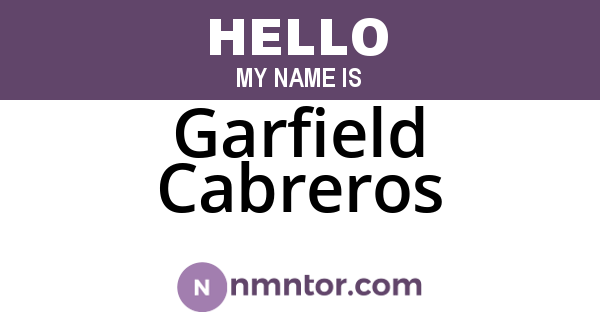 Garfield Cabreros