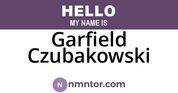 Garfield Czubakowski