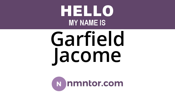 Garfield Jacome