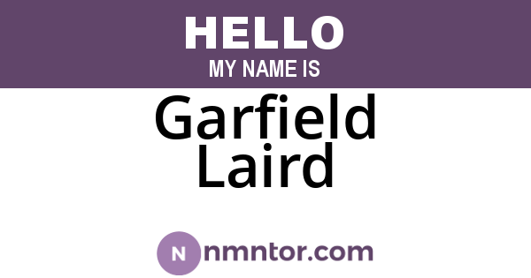 Garfield Laird