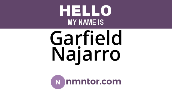 Garfield Najarro