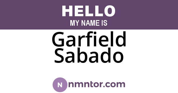 Garfield Sabado