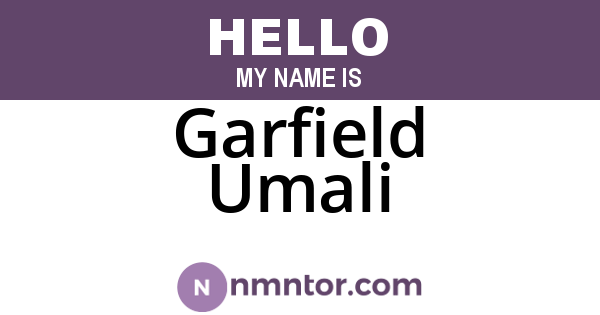 Garfield Umali
