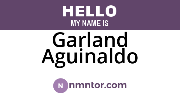 Garland Aguinaldo