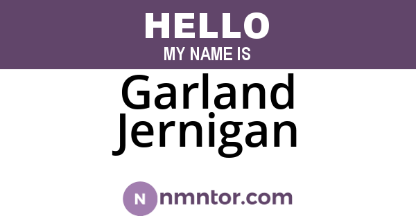 Garland Jernigan