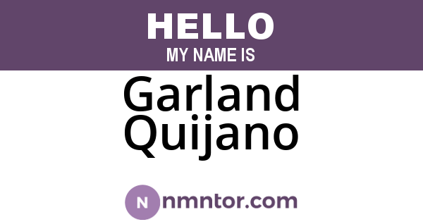 Garland Quijano