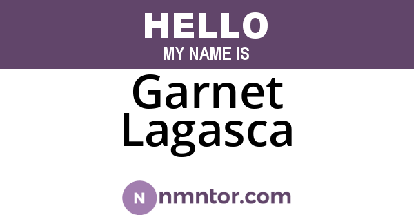 Garnet Lagasca