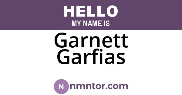 Garnett Garfias