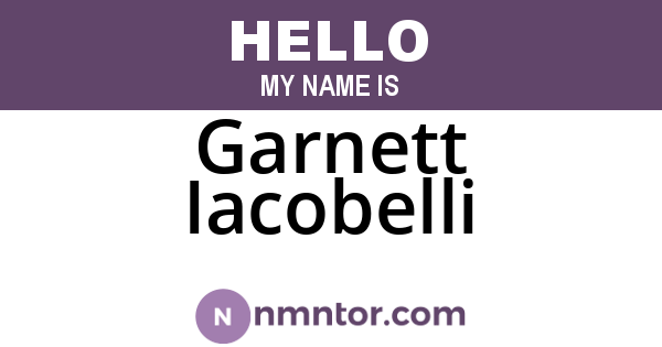 Garnett Iacobelli