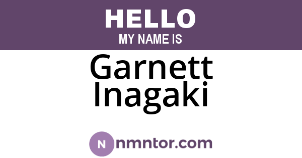 Garnett Inagaki