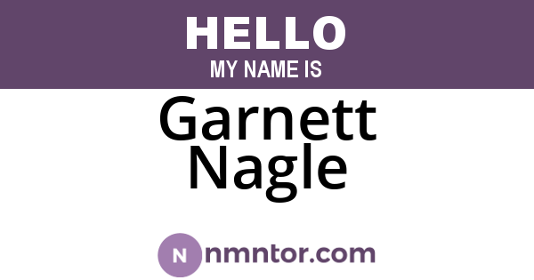 Garnett Nagle