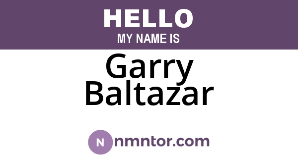 Garry Baltazar