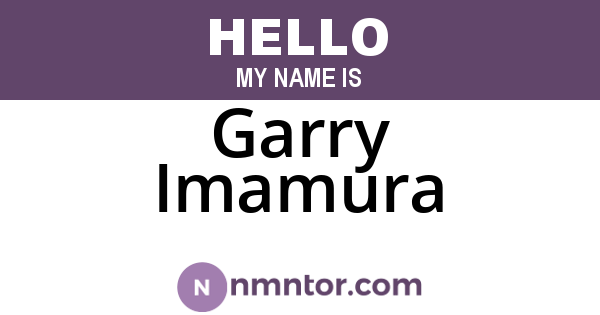 Garry Imamura