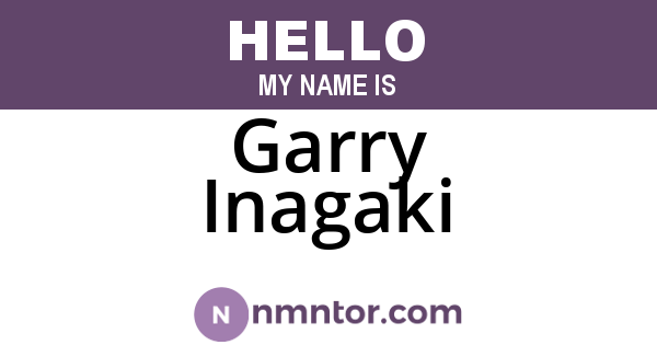 Garry Inagaki