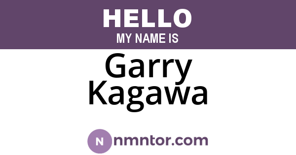Garry Kagawa