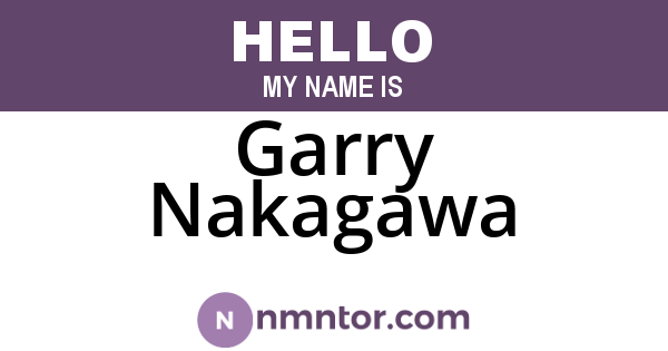 Garry Nakagawa
