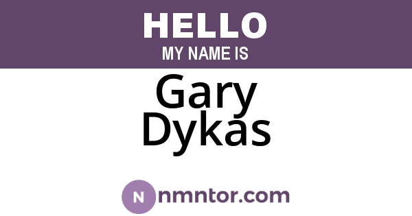Gary Dykas