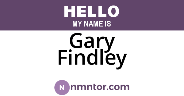 Gary Findley