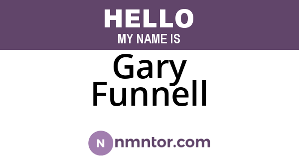 Gary Funnell