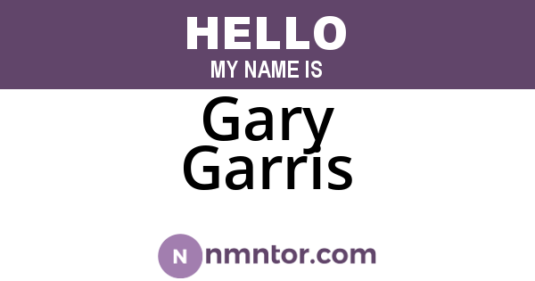 Gary Garris