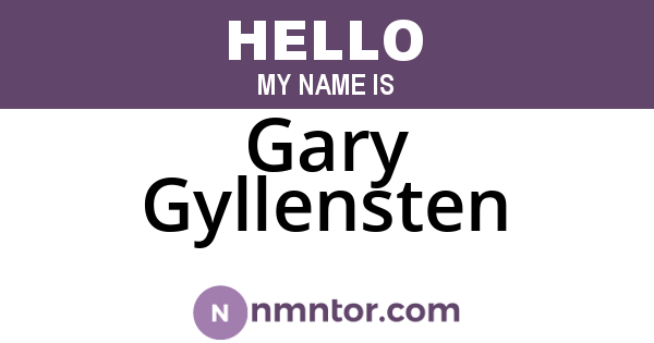Gary Gyllensten