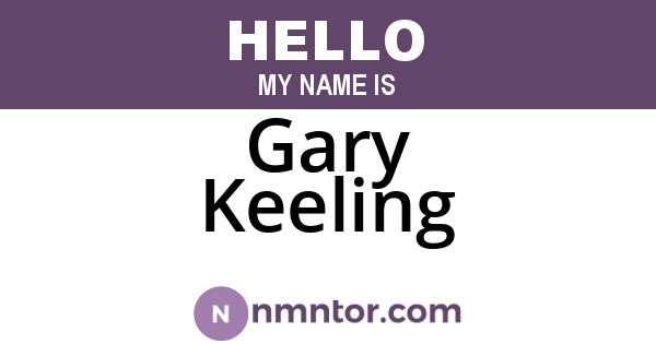 Gary Keeling
