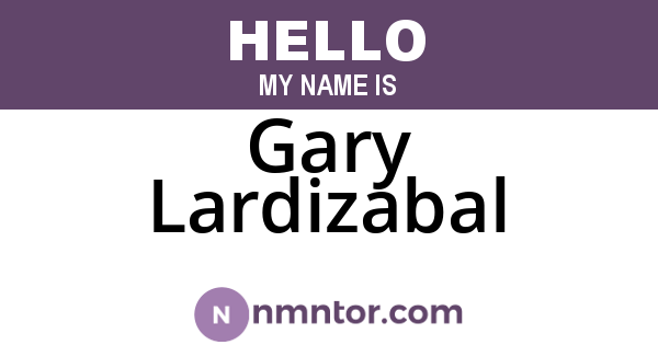 Gary Lardizabal