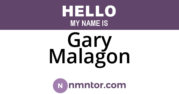 Gary Malagon