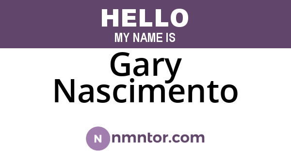 Gary Nascimento