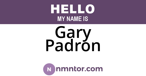 Gary Padron