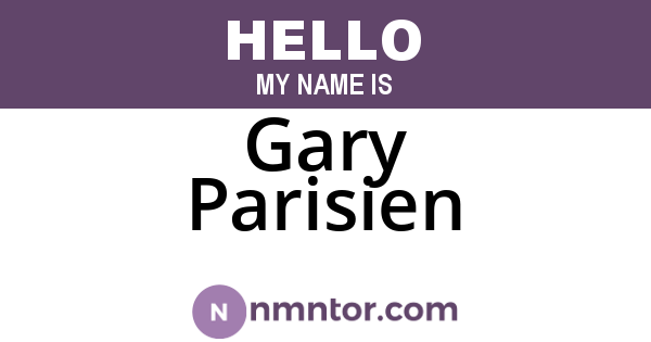 Gary Parisien
