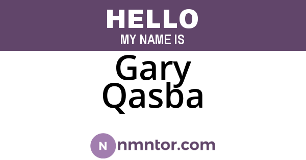 Gary Qasba