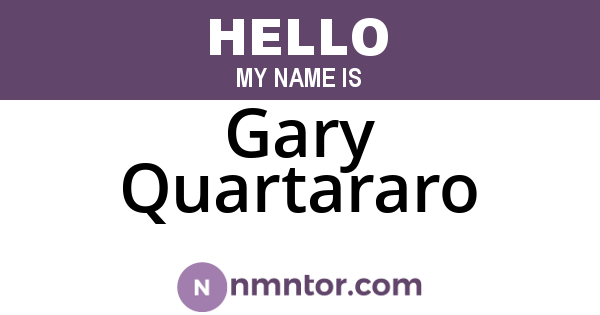 Gary Quartararo