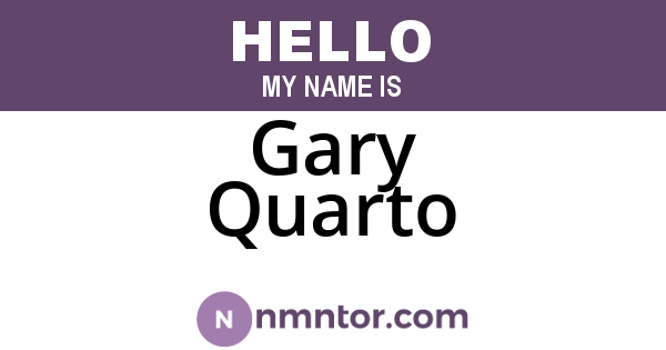 Gary Quarto