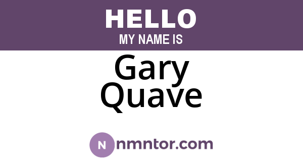 Gary Quave