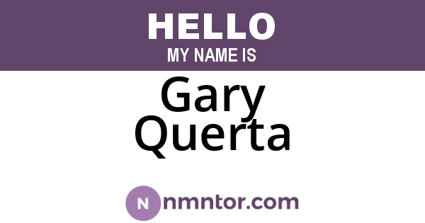 Gary Querta