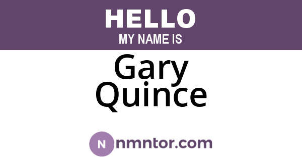 Gary Quince