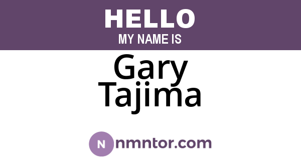 Gary Tajima