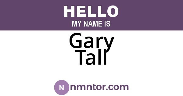 Gary Tall