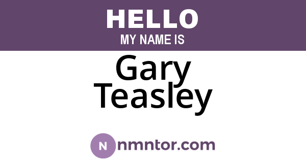 Gary Teasley