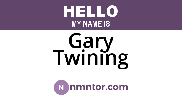 Gary Twining