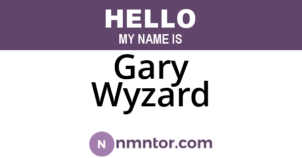 Gary Wyzard