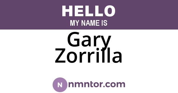 Gary Zorrilla