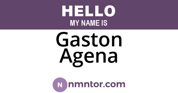 Gaston Agena