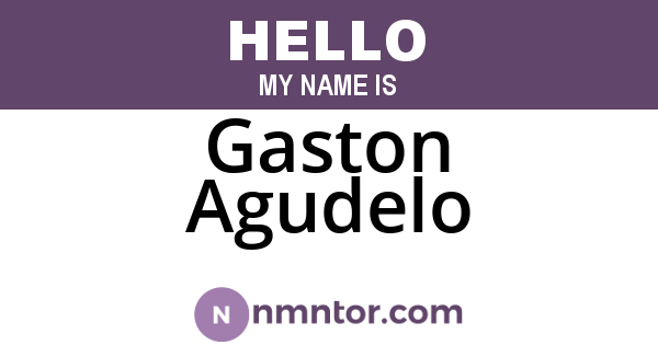 Gaston Agudelo