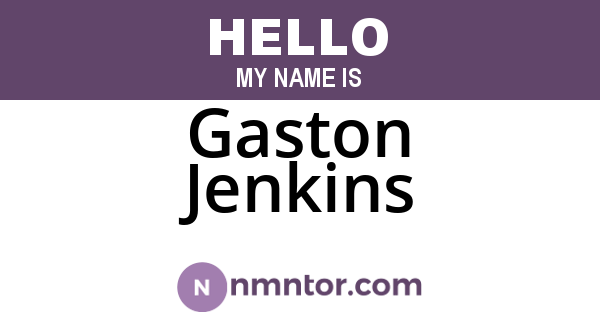 Gaston Jenkins