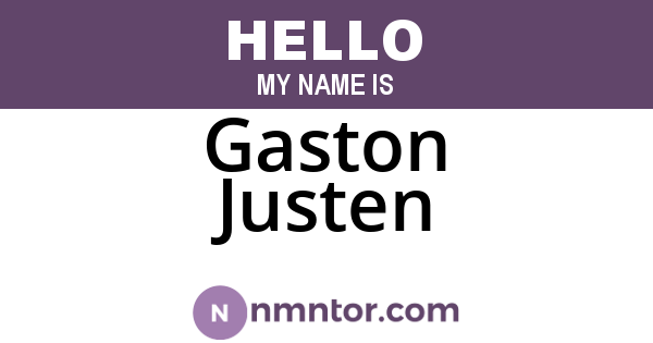 Gaston Justen