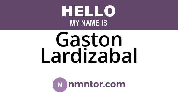 Gaston Lardizabal